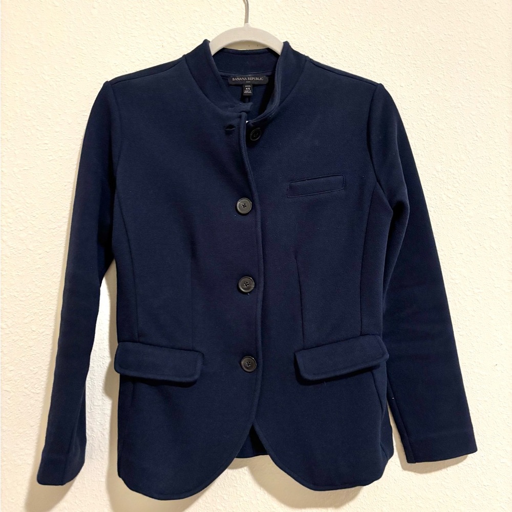 BANANA REPUBLIC Jacket, Navy Blue, Size XSP